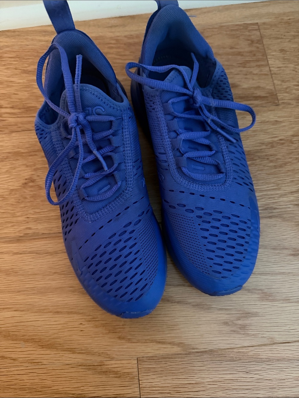 Women's Nike Airmax 270 Light Ultramarine Breathable Knit Sneakers